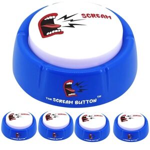 5 Pack Talkie Toys Products The‎ Scream Button - Man and Woman Voice